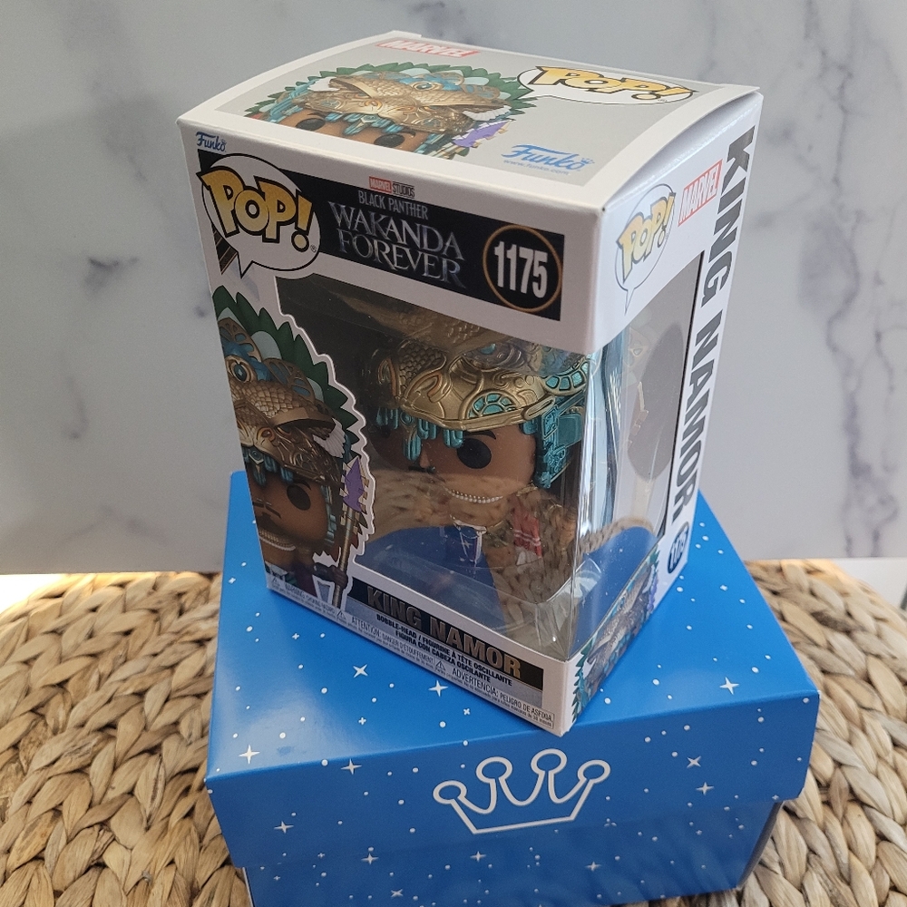 Funko Pop! Black Panther Wakanda Forever S2 King Namor #1175 w/Gift Box
